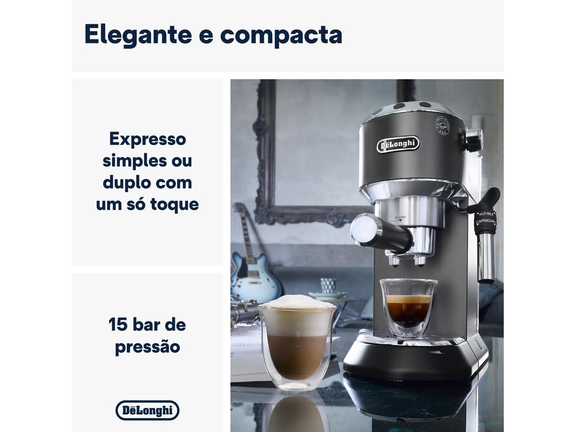 Cafetera DELONGHI Dedica Style EC685.BK (15 bar - Negro) — foto 2