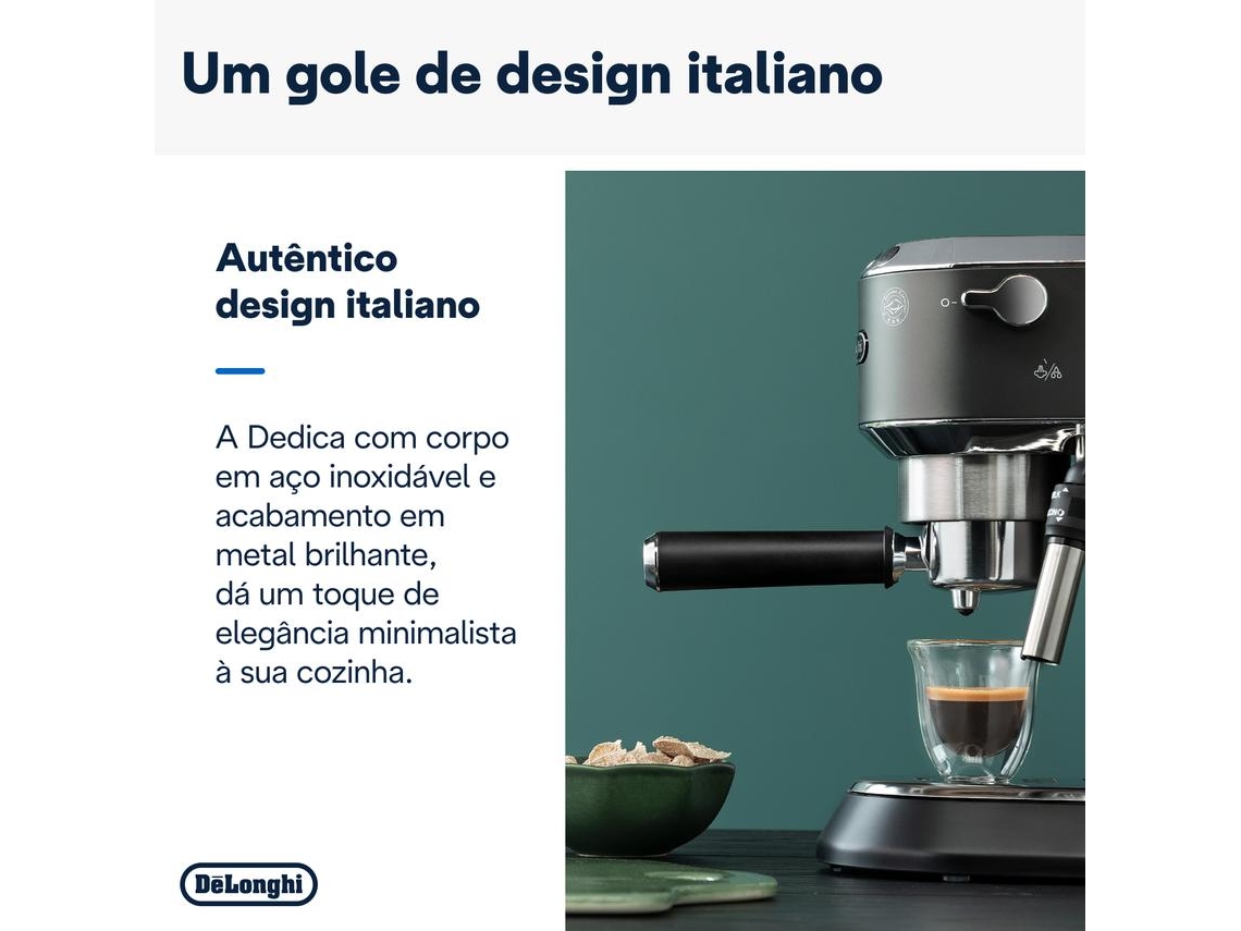 Cafetera DELONGHI Dedica Style EC685.BK (15 bar - Negro) — foto 3