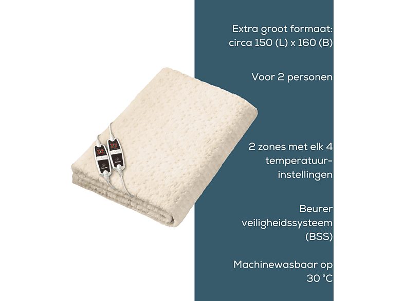 Calientacamas - BEURER 31912, 60 W, Beige — foto 5