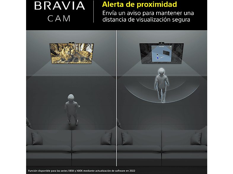 Cámara - Sony Bravia Cam CMU-BC1, Accesorio de TV para Bravia TV, Web Cam X1, Con conexión USB, Negro — foto 6