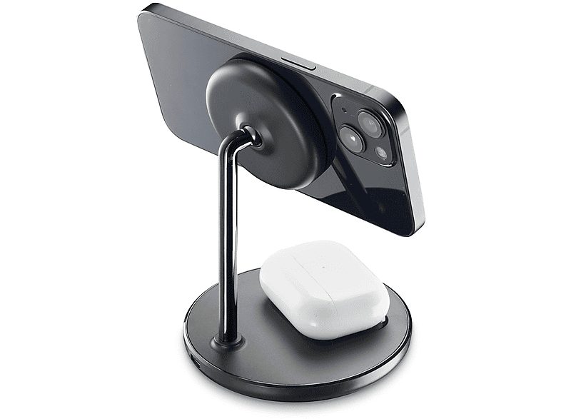 Cargador inalámbrico - CELLULARLINE MAGSF2IN11WIRK, 7.5 W, 0 puertos, Negro — foto 2