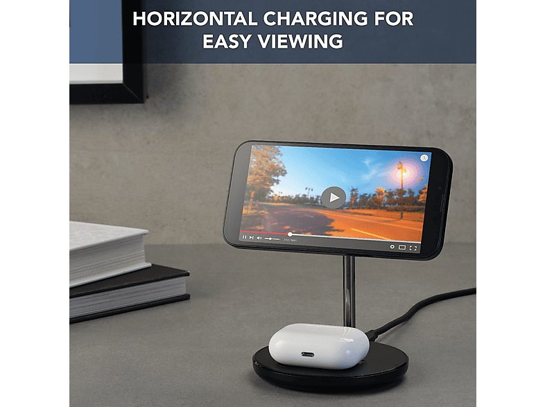 Cargador inalámbrico - CELLULARLINE MAGSF2IN11WIRK, 7.5 W, 0 puertos, Negro — foto 5