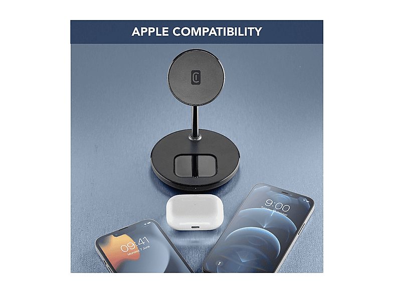 Cargador inalámbrico - CELLULARLINE MAGSF2IN11WIRK, 7.5 W, 0 puertos, Negro — foto 6