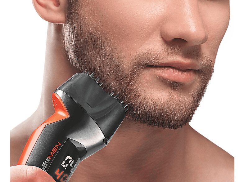 Cortapelos - BABYLISS SH500E, 40 Min., 50 niveles, Gris, Naranja — foto 3