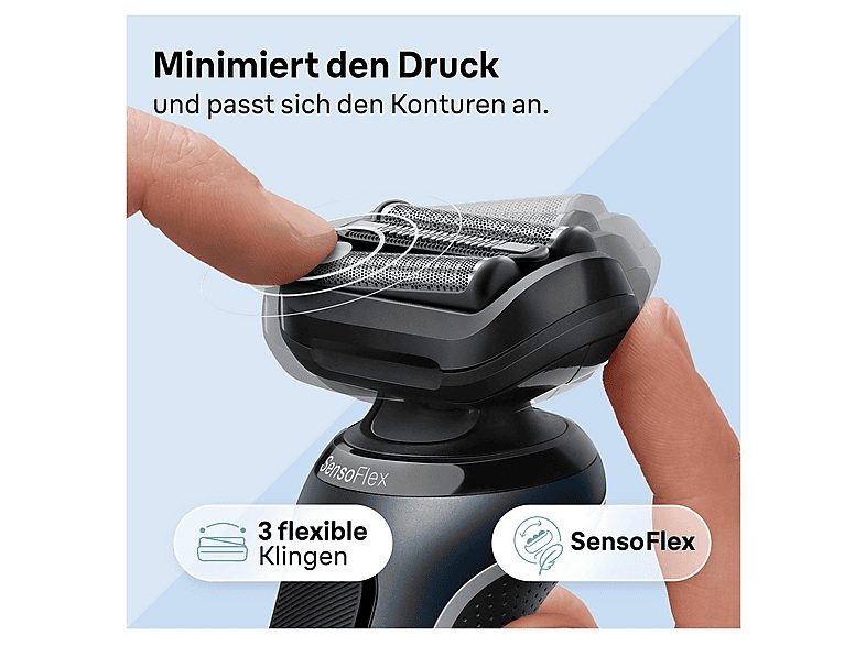 Cortapelos - BRAUN Afeitadora Braun Serie 6 N1200 S Negra, 50 min, Black — foto 6