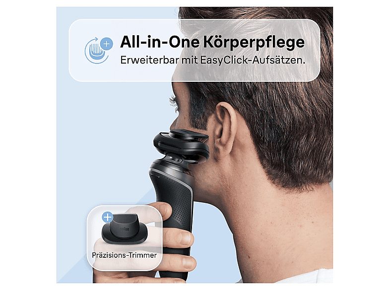 Cortapelos - BRAUN Afeitadora Braun Serie 6 N1200 S Negra, 50 min, Black — foto 7