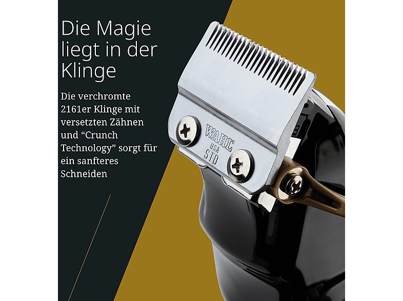 Cortapelos - WAHL MAGIC CLIP CORDLESS, 100 Min., 1½ mm, 3 mm, 4½ mm, 6mm, 10 mm,13 mm, 19 mm, 25 mm. niveles, Rojo — foto 3