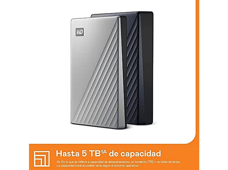 Disco duro externo 1 TB - WD WDBC3C0010BSL-WESN, 2,5 ", HDD, Gris — foto 7