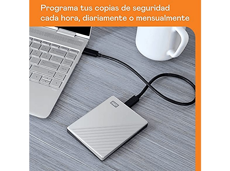 Disco duro externo 1 TB - WD WDBC3C0010BSL-WESN, 2,5 ", HDD, Gris — foto 8