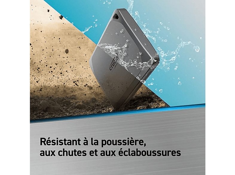 Disco duro externo 2 TB - CRUCIAL CT2000X9PROSSD9, SSD, Not available — foto 3