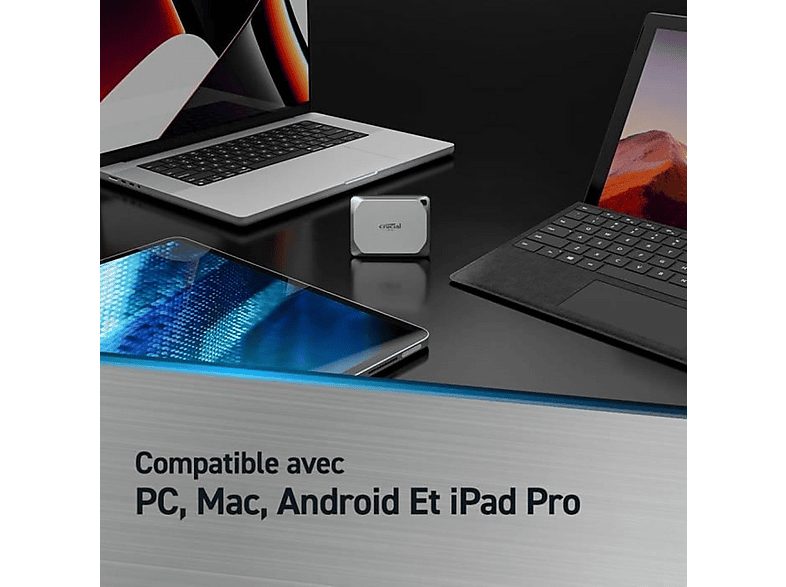 Disco duro externo 2 TB - CRUCIAL CT2000X9PROSSD9, SSD, Not available — foto 4