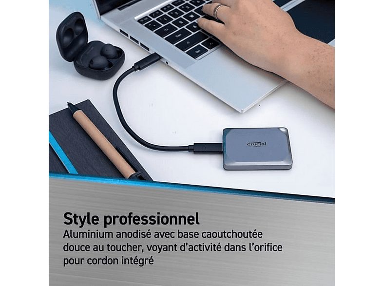 Disco duro externo 2 TB - CRUCIAL CT2000X9PROSSD9, SSD, Not available — foto 6