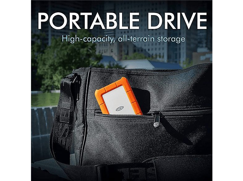 Disco duro externo 2 TB - LACIE STFR2000403, 2,5 ", HDD, Blanco — foto 5