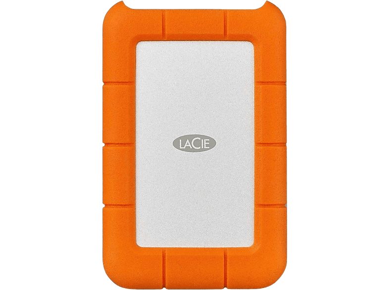 Disco duro externo 4 TB - Lacie Rugged Mini, Externo, Para Mac y Windows, Naranja