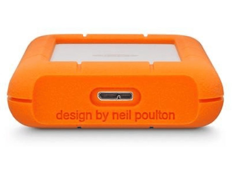 Disco duro externo 4 TB - Lacie Rugged Mini, Externo, Para Mac y Windows, Naranja — foto 5