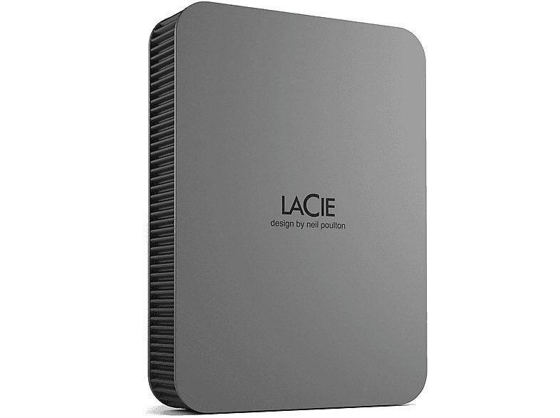 Disco duro externo 4 TB - LACIE STLR4000400, 2,5 ", HDD, Gris