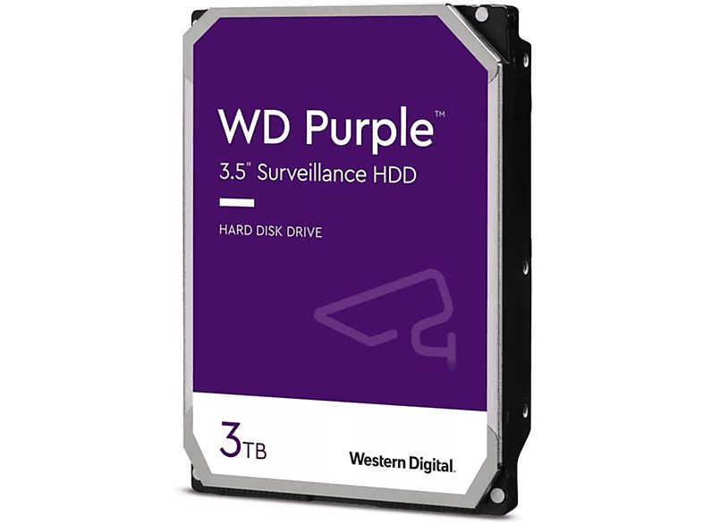 WD (WESTERN DIGITAL) Disco duro HDD interno 3 TB 3 TB - WD (WESTERN DIGITAL) WD33PURZ, Interno, 300