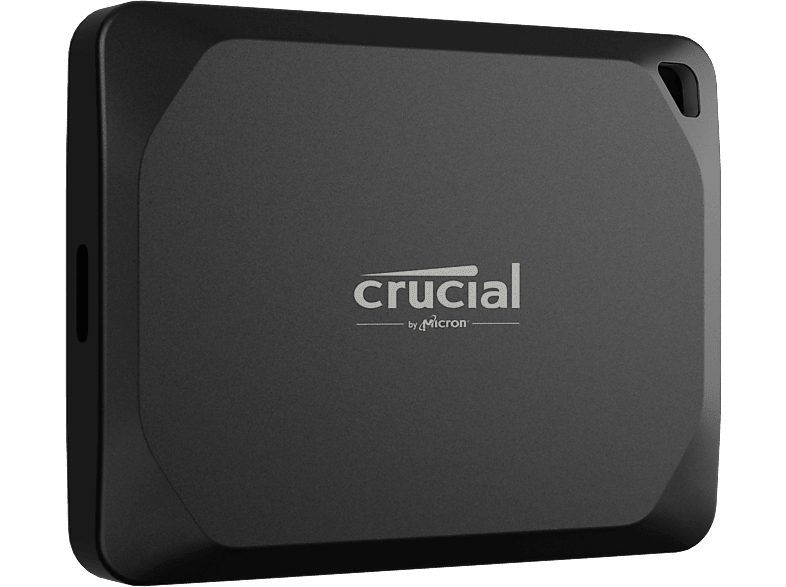 Disco duro SSD externo 1 TB - Crucial X10 Pro Portable SSD, Velocidad de lectura y escritura hasta 2100 MB/s, IP55, Negro