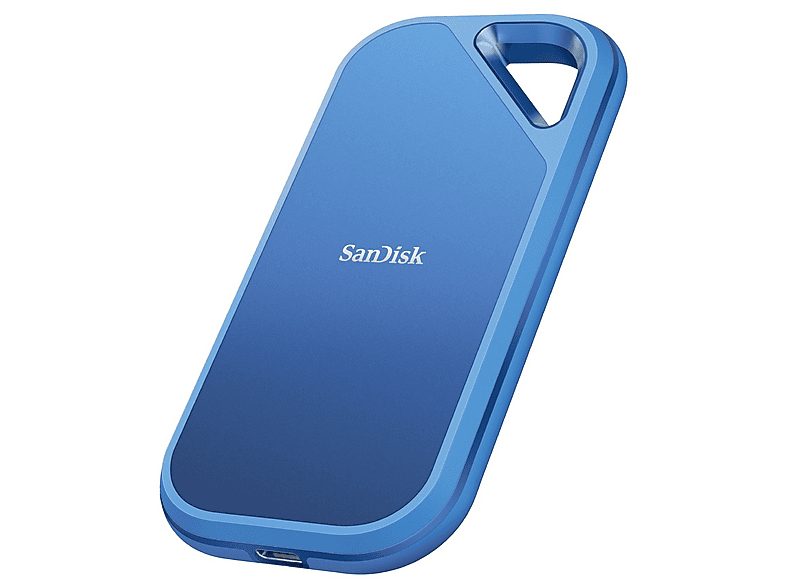 Disco duro SSD externo 1 TB - Sandisk Creator Pro Portable SSD, Hasta 2000/MBs de lectura, IP65, USB-C, Azul — foto 2