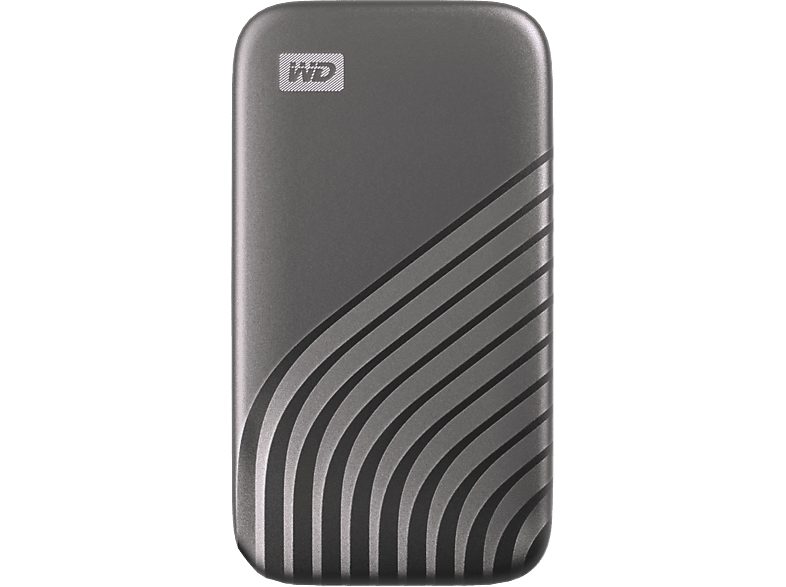 Western Digital Disco duro SSD externo 1 TB - WD My Passport SSD, Portátil, Lectura 1050 MB/s, USB 3.2, Para Windows y Mac, Gris