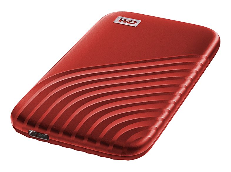 Disco duro SSD externo 1 TB - WD My Passport SSD, Portátil, Lectura 1050 MB/s, USB 3.2, Para Windows y Mac, Rojo — foto 4