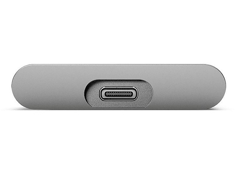 Disco duro SSD externo 1TB - LaCie V2, USB-C, 1.050 MB/s, Plata — foto 3