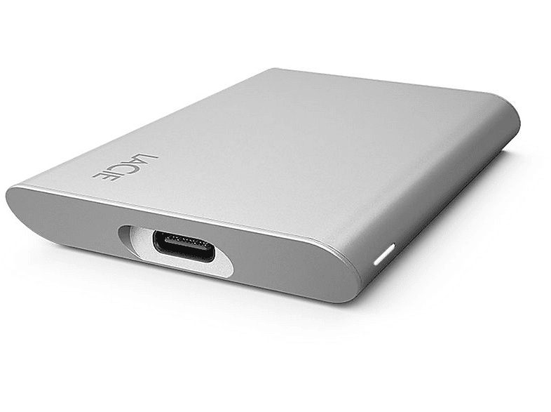 Disco duro SSD externo 1TB - LaCie V2, USB-C, 1.050 MB/s, Plata — foto 4