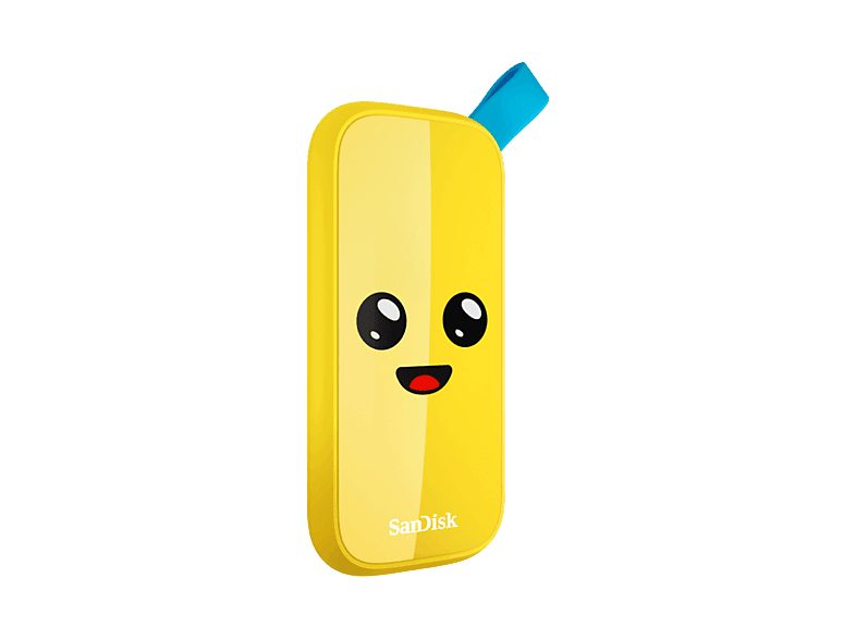 Disco duro SSD externo 1TB - Sandisk Fortnite® Portable SSD, edición Banano, Peely, Hasta 800 MB/s, USB 3.2, Amarillo — foto 2