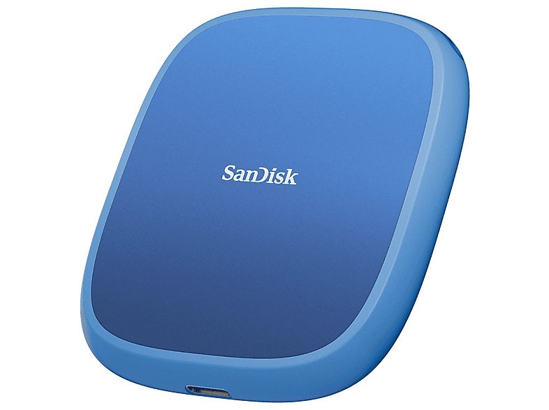 Disco duro SSD externo 2 TB - Sandisk Creator Phone SSD, Compatible con MagSafe, Hasta 1000MB/s lectura, Azul — foto 3