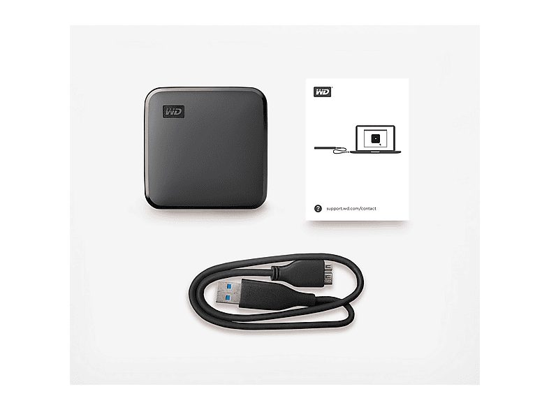 Disco duro SSD externo 2 TB - WD Elements SE SSD, Portátil, Lectura 400 MB/s, USB 3.0, Para Windows y Mac, Negro — foto 5