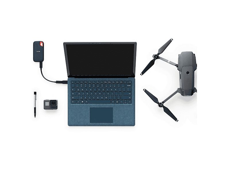 Disco duro SSD externo 2TB - SanDisk Extreme Portable SSD, 2.5", Hasta 1050 MB/s, NVMe, USB 3.2, IP65, Gris — foto 6