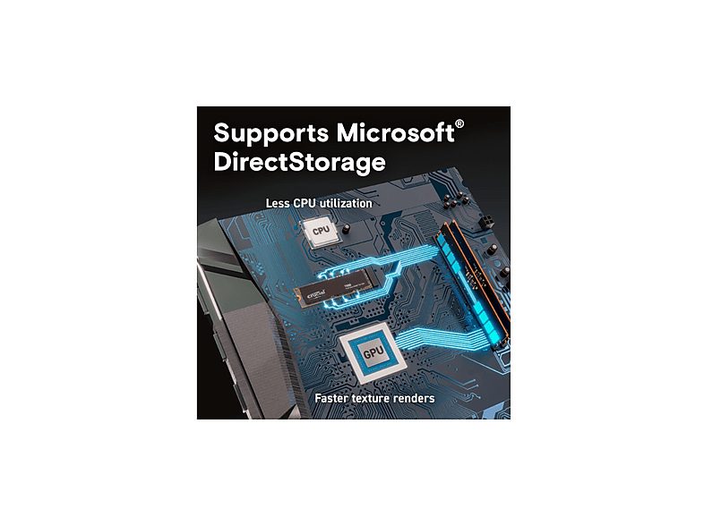 Disco duro SSD interno 1 TB - CRUCIAL Disco duro interno solido ssd crucial t500 1tb m.2 pcie, Interno, Not available — foto 6