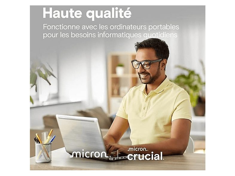 Disco duro SSD interno 1 TB - CRUCIAL E100, Interno, Negro — foto 5