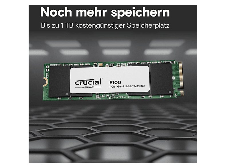 Disco duro SSD interno 1 TB - CRUCIAL E100, Interno, Negro — foto 7