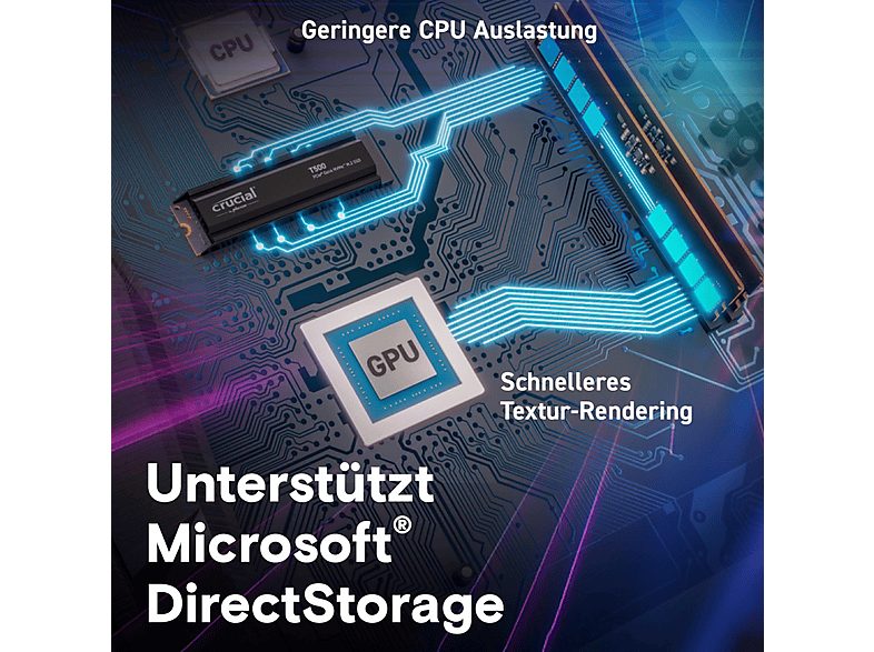 Disco duro SSD interno 1 TB - CRUCIAL Isco duro interno solido ssd crucial t500 1tb pcie nvme 4.0 x4 con hs, Interno, Not available — foto 9
