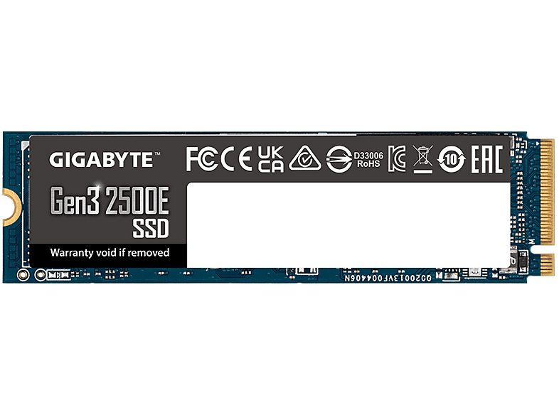Disco duro SSD interno 1 TB - GIGABYTE Gen3 2500E SSD 1TB, Interno, Not available — foto 2