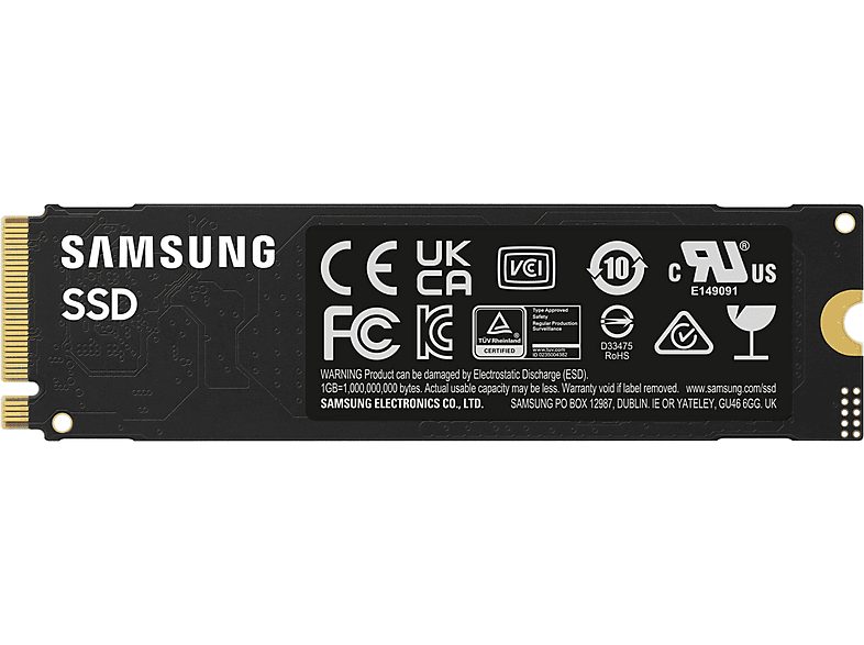 Disco duro SSD interno 1 TB - SAMSUNG MZ-V9S1T0, Interno, Negro — foto 3