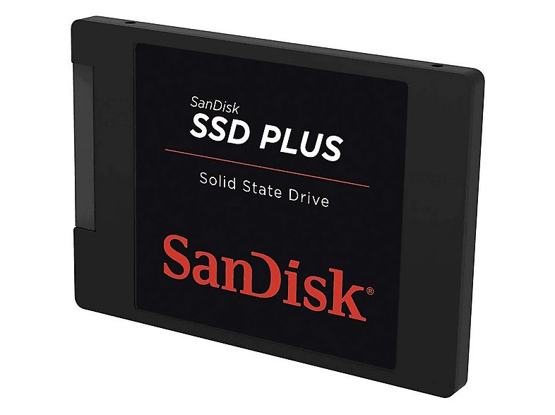 Disco duro SSD interno 1 TB - SANDISK SSD PLUS, 2.5", Hasta 545 MB/s lectura, 515 MB/s escritura, SATA, Negro — foto 2