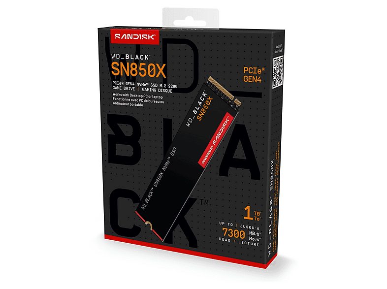 Disco duro SSD interno 1 TB - WD SSD WD BLACK SN850X 1TB NVME, Interno, 300 — foto 4