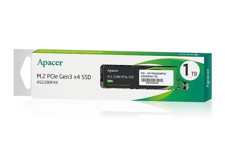 Disco duro SSD interno 1000 GB - APACER AP1TBAS2280P4X-1, Interno — foto 2