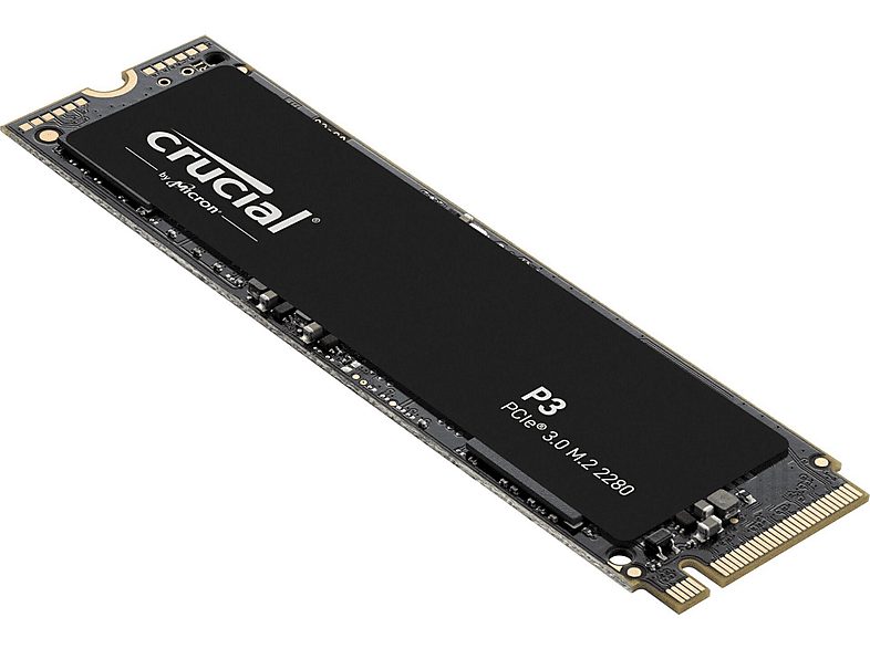 Disco duro SSD interno 1000 GB - CRUCIAL P3 1000GB 3D NAND NVME PCIE M.2INT SSD, Interno, Negro — foto 2