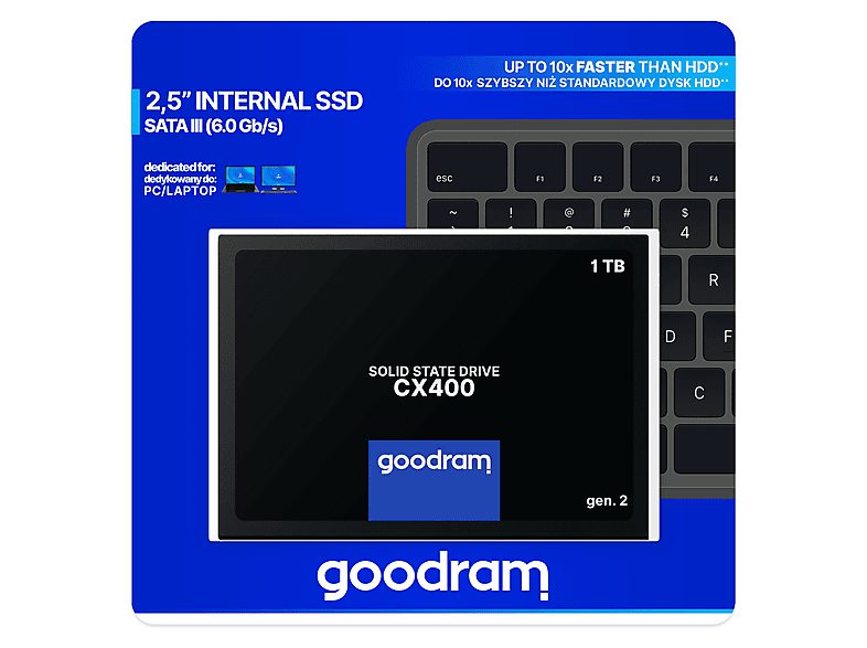 Disco duro SSD interno 1024 GB - GOODRAM SSDPR-CX400-01T-G2, Interno, Not available — foto 7