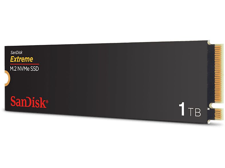 Disco duro SSD interno 1TB - SanDisk Extreme® M.2 NVMe SSD, Hasta 5150 MB/s lectura, Interfaz PCIe® Gen4, Negro — foto 2