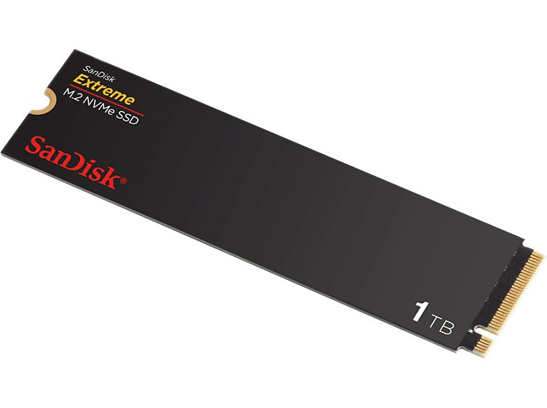 Disco duro SSD interno 1TB - SanDisk Extreme® M.2 NVMe SSD, Hasta 5150 MB/s lectura, Interfaz PCIe® Gen4, Negro — foto 3