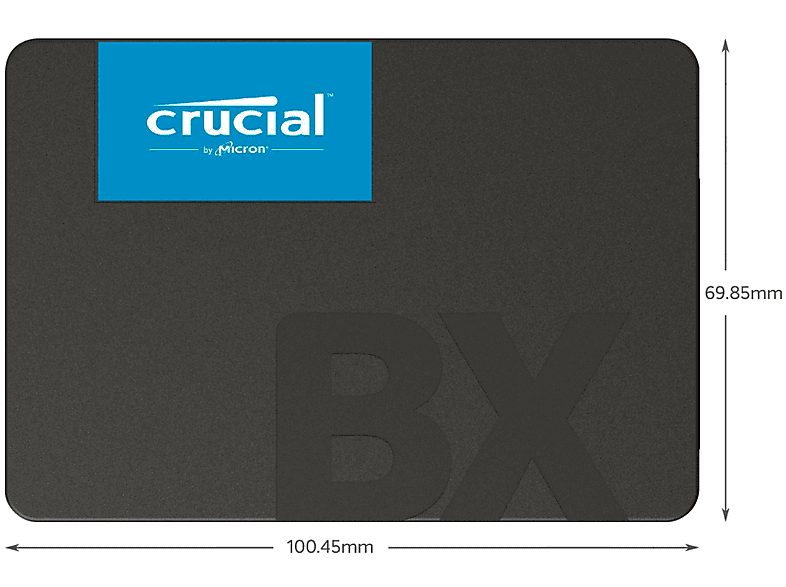 Disco duro SSD interno 2 TB - CRUCIAL Bx500 2.5" 2000 Gb Serial Ata Iii 3D Nand, Interno, 300 — foto 5
