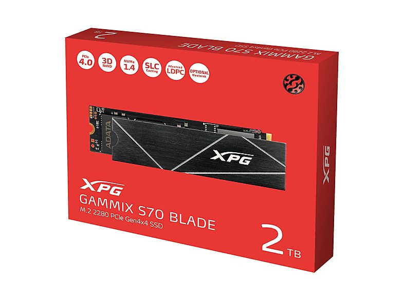 Disco duro SSD interno 2 TB - XPG Gammix S70 Blade, Interno, Not available — foto 6