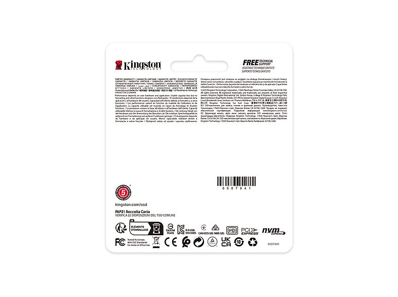 Disco duro SSD interno 500 GB - KINGSTON TECHNOLOGY SNV3SM3/500G, Interno — foto 4