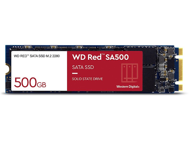 WD Disco duro SSD interno 500 GB - WD WD Red SA500, Interno, Not available
