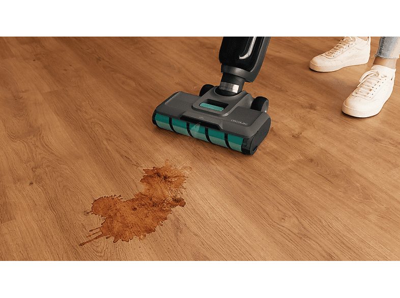 Fregona eléctrica - Cecotec FreeGo Wash&Vacuum Spray, Aspira y friega, 250 W, 700 ml, 35 min, Spray integrado, Incluye base de autolimpieza, Negro — foto 10