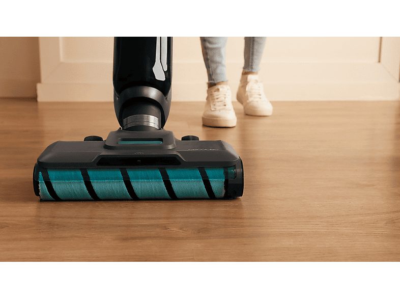 Fregona eléctrica - Cecotec FreeGo Wash&Vacuum Spray, Aspira y friega, 250 W, 700 ml, 35 min, Spray integrado, Incluye base de autolimpieza, Negro — foto 8